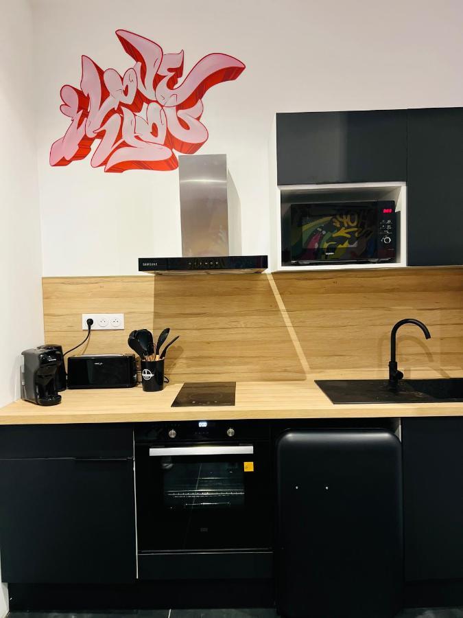 Capsule Street Art - Sauna- Jacuzzi - Playstation 5 - Billard - Netflix - Home Cinema - Terrasse Douai Exteriér fotografie