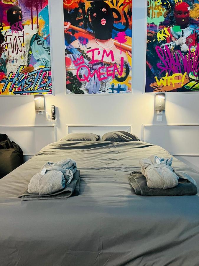 Capsule Street Art - Sauna- Jacuzzi - Playstation 5 - Billard - Netflix - Home Cinema - Terrasse Douai Exteriér fotografie